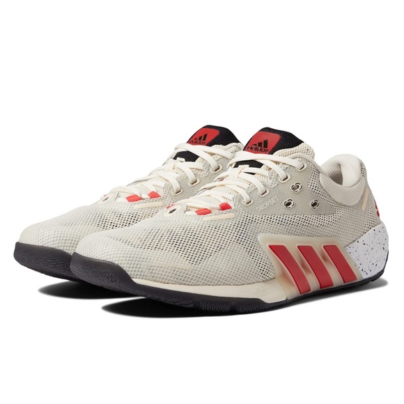 adidas Other - New NWT adidas Men's Dropset Training Shoes sneakers  White Gray Red Size 9